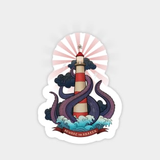 Beware the Kraken Sticker